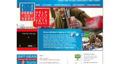 Desktop Screenshot of feedourvets.org